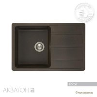 Мойка кухонная АКВАТОН Аманда, кофе Мойка кухонная АКВАТОН Аманда, кофе