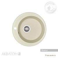 Мойка кухонная АКВАТОН Иверия, жемчуг